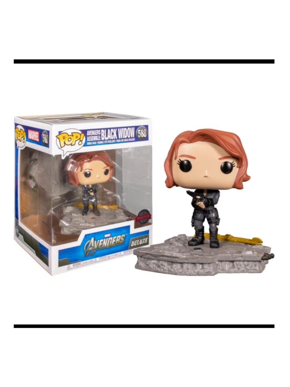 Funko Pop! Black Widow Avengers Assemble Deluxe #588 Special Edition